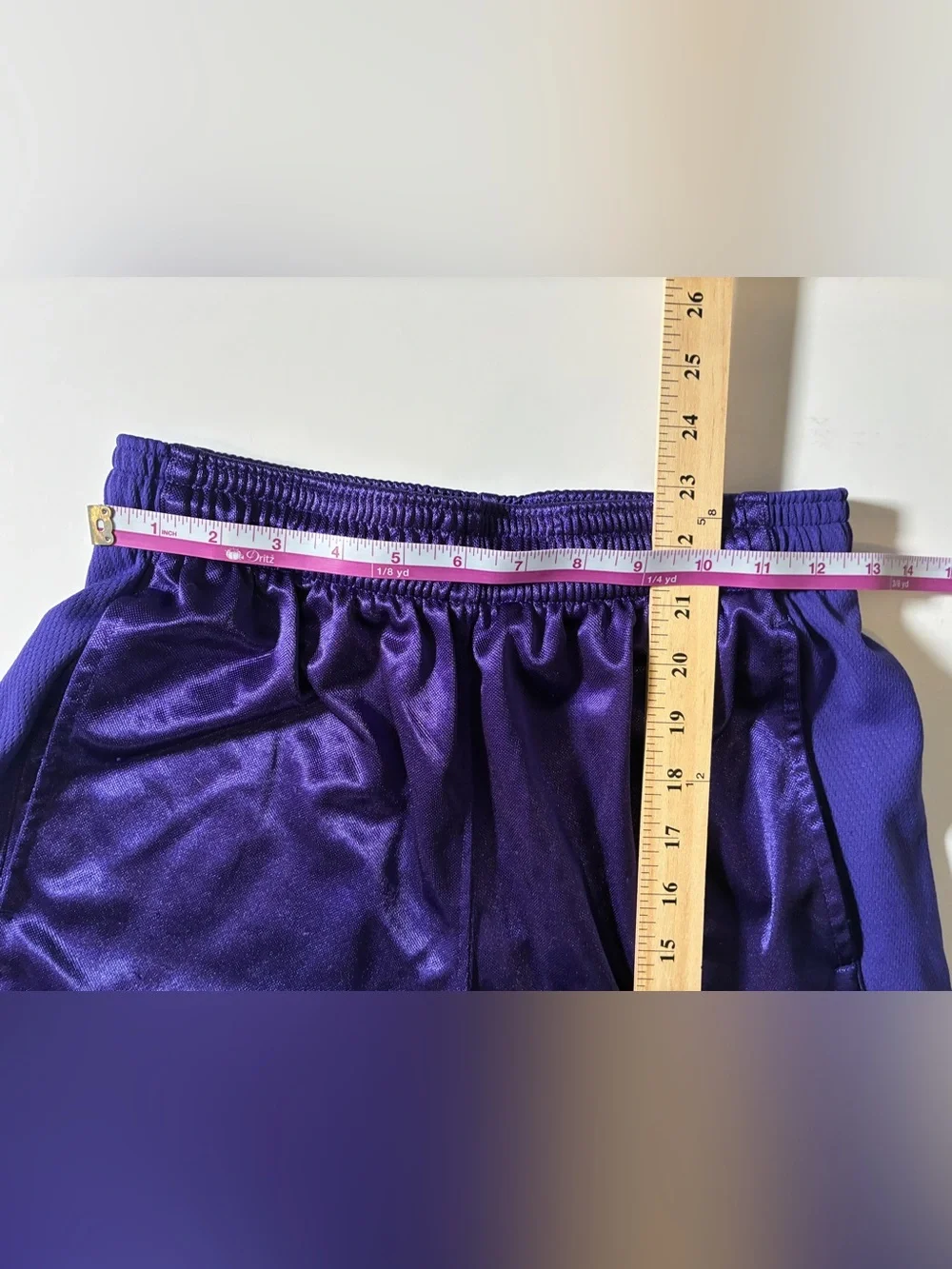AND1 Purple Dazzle Basketball Shorts Men's Small